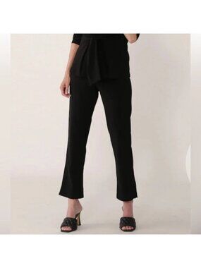 NEW Brian Bailey Black Ponte Pull-On Pants - XL